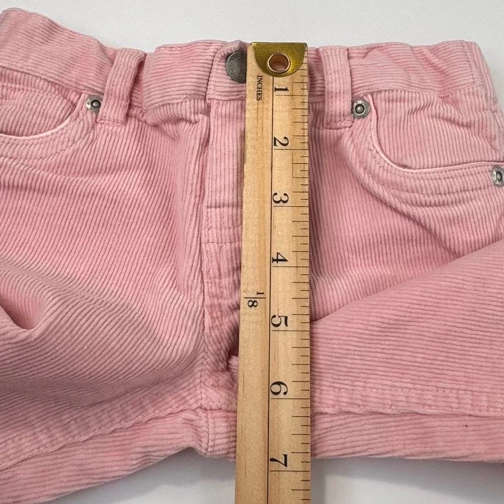 Ralph Lauren Corduroy Pants Girl Size 5 Pink Cotton Preppy Elastic Waste Casual